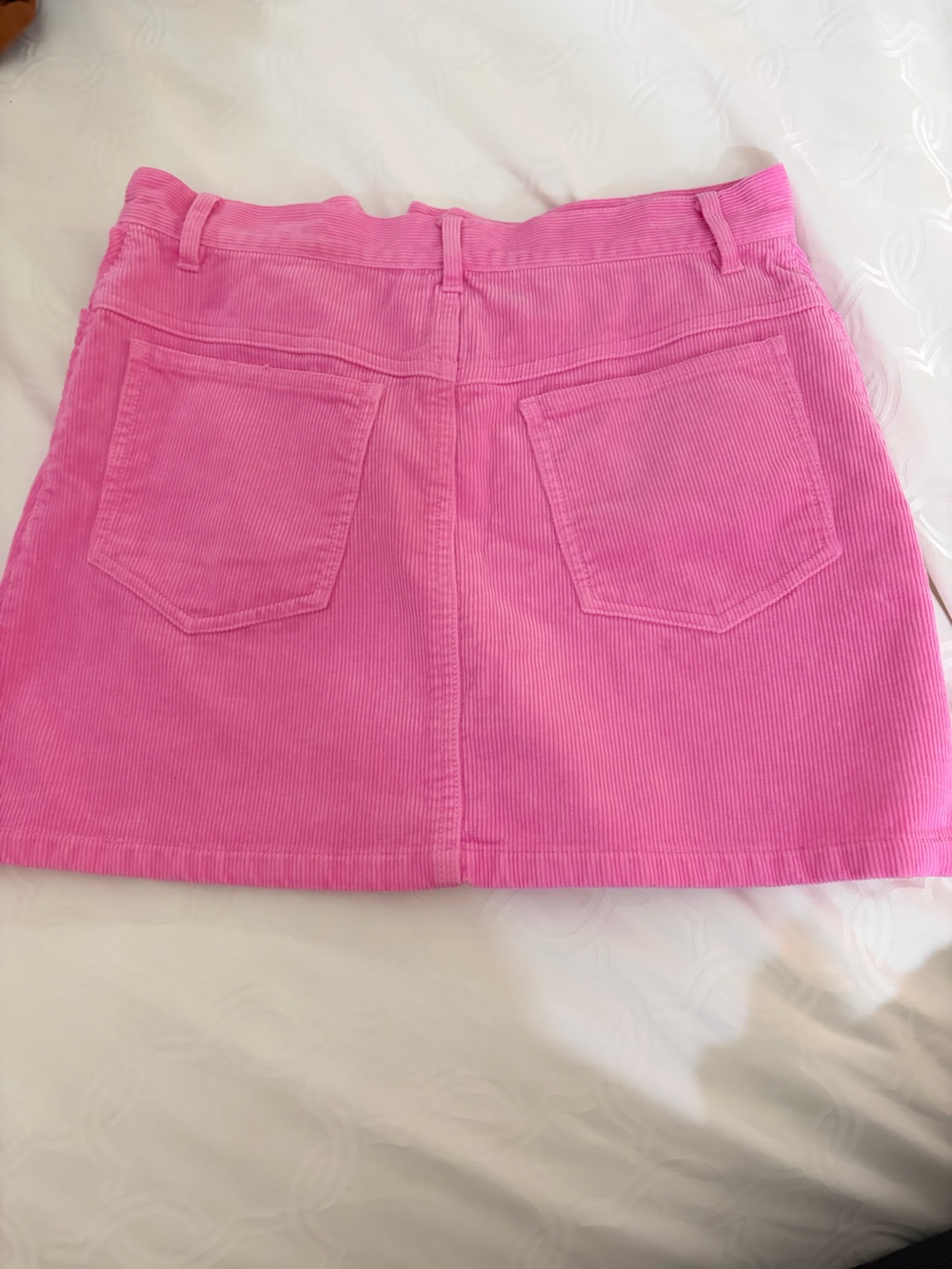 Pink Corduroy skirt Y2K streetwear Balletcore